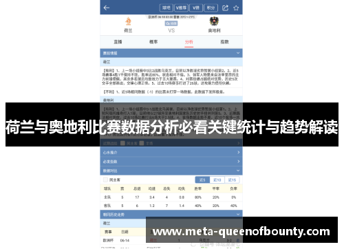 荷兰与奥地利比赛数据分析必看关键统计与趋势解读