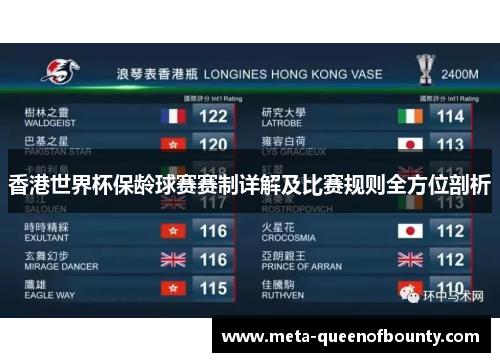 香港世界杯保龄球赛赛制详解及比赛规则全方位剖析